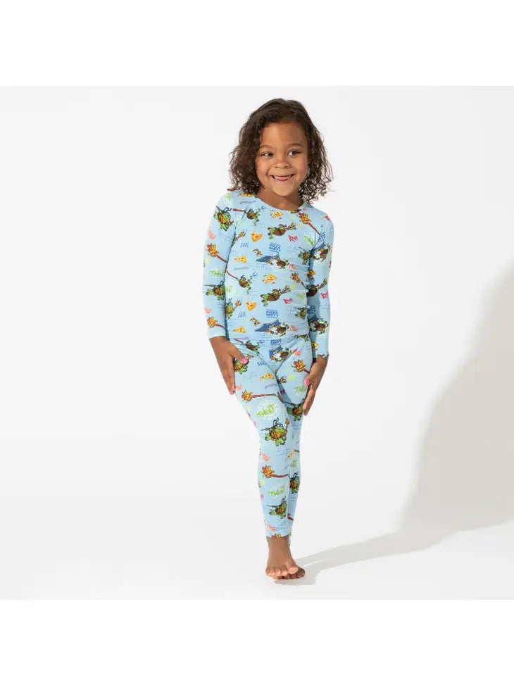 Teenage Mutant Ninja Turtles Boy 2 PC Short Sleeve Pajama Set Size 5T